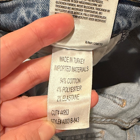 Women's Agolde Distressed Ripped Sophie Skinny Jeans A003-B-843 - Picture 5 of 5